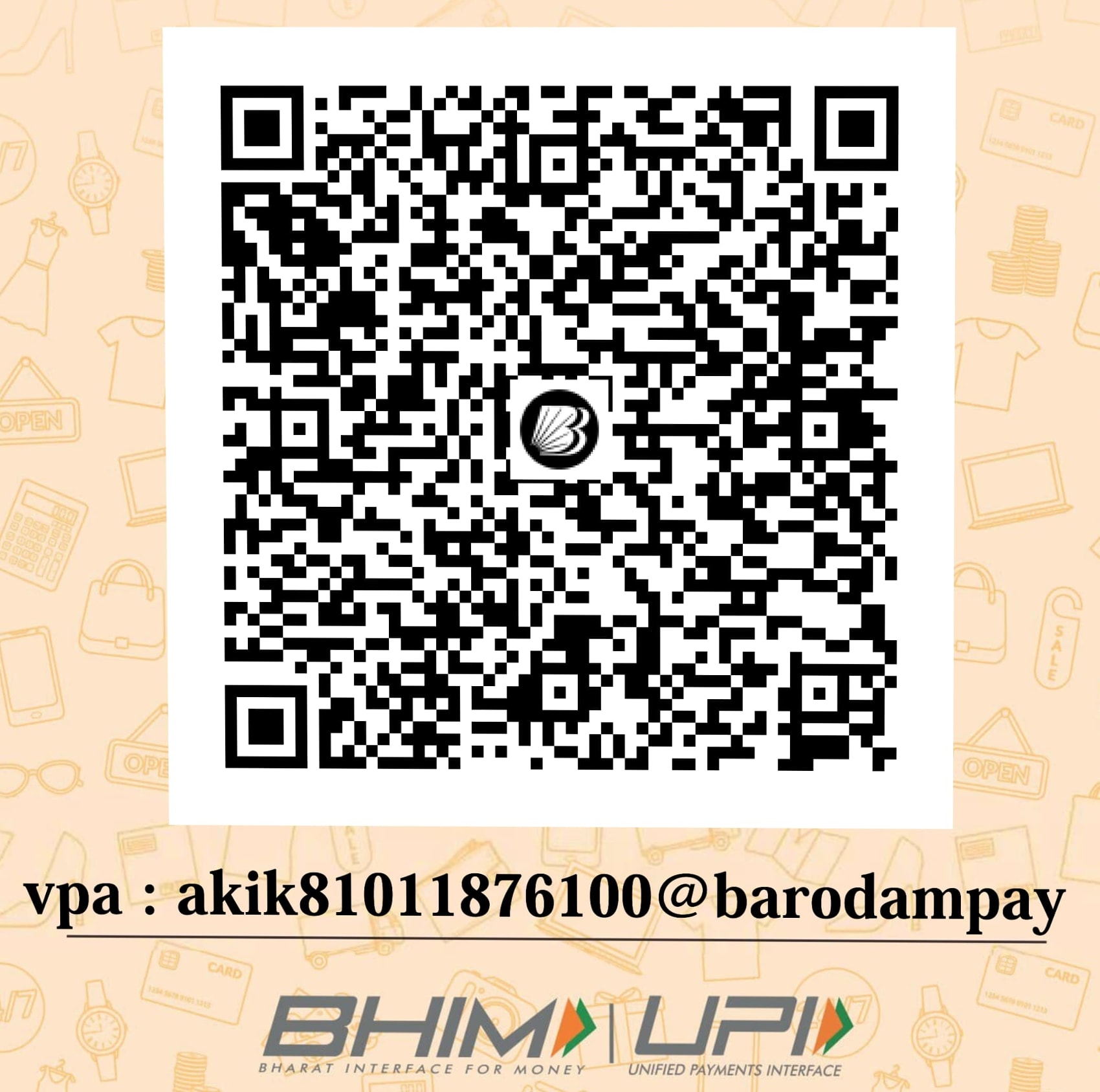 QR code for Akik Hassan - akik81011876100@barodampay